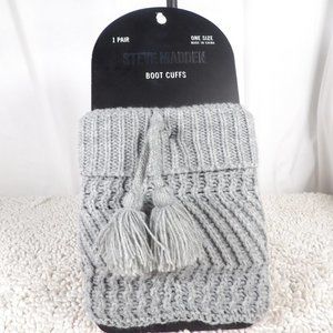 STEVE MADDEN CABLE SWEATER KNOT BOOT CUFFS